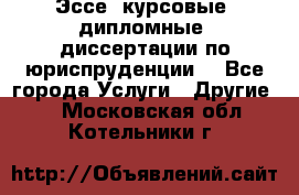 Эссе, курсовые, дипломные, диссертации по юриспруденции! - Все города Услуги » Другие   . Московская обл.,Котельники г.